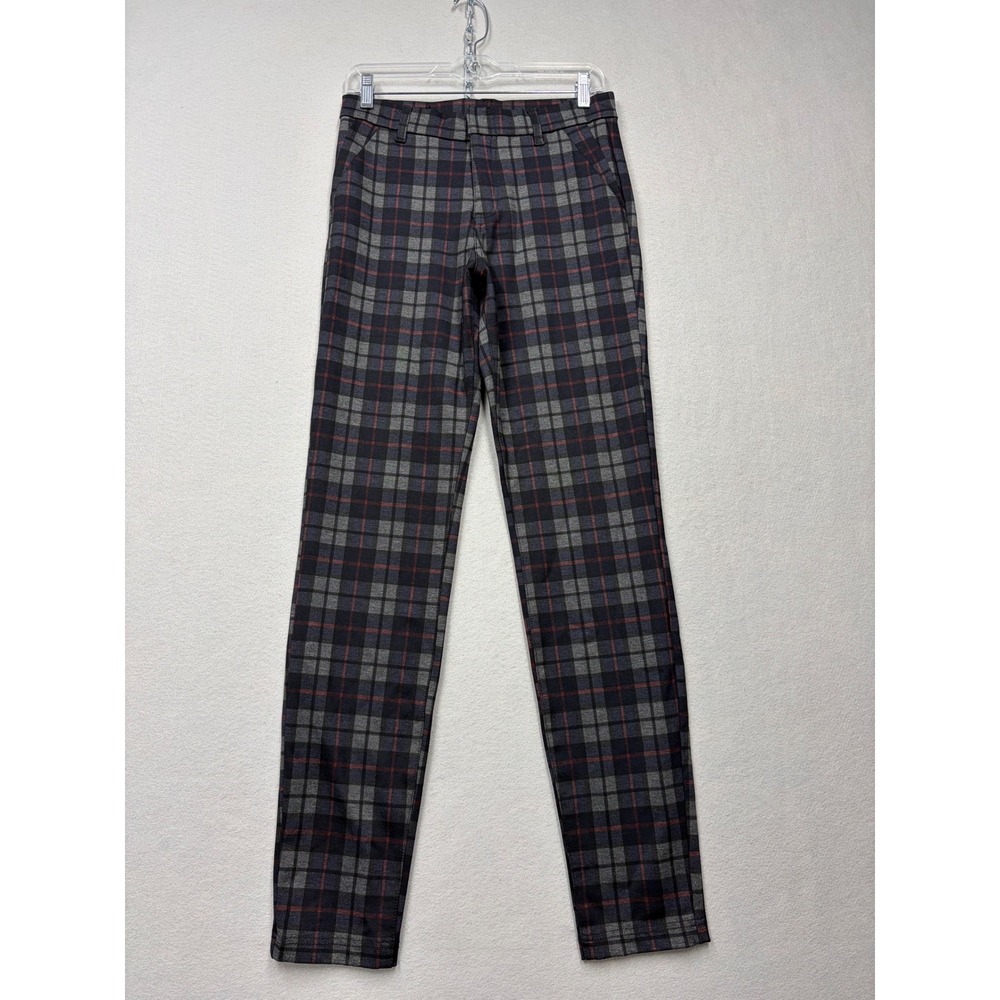 KUT from the Kloth Trouser Skinny Womens 4 Grey Plaid Fab Ab High Rise Pants